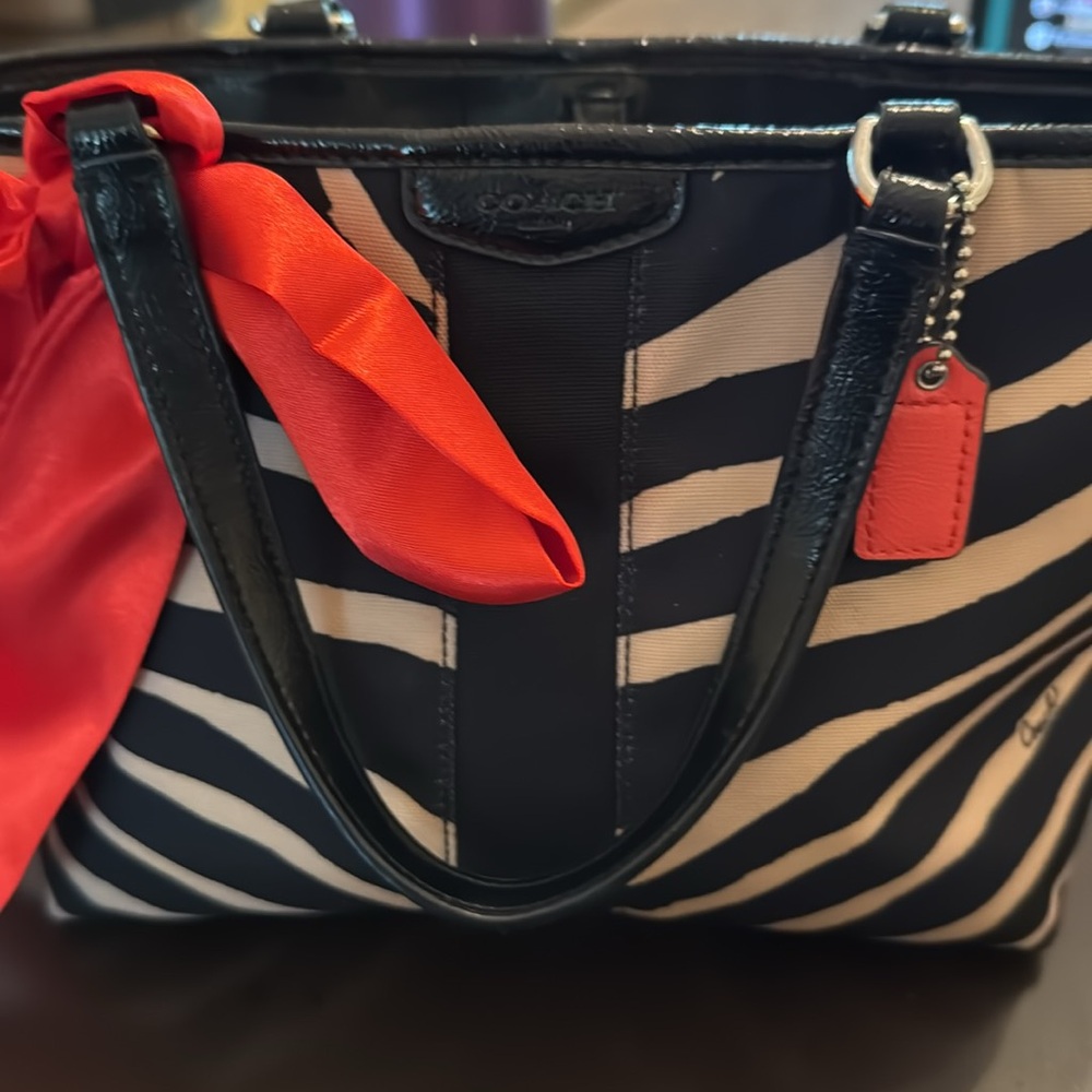 Coach Zebra Bag - Picture 12 of 16